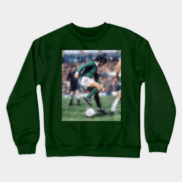 George Best Crewneck Sweatshirt by Ricardo77